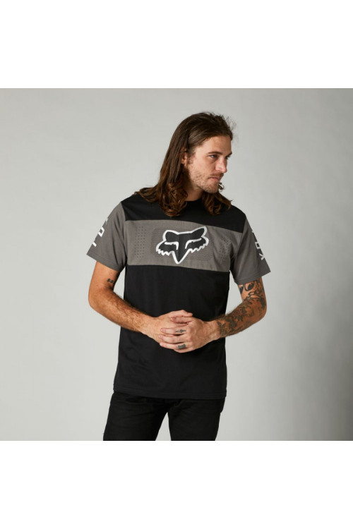 CAMISETA FOX MIRER SS CREW NG/GR L