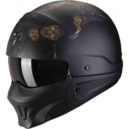 SCORPION EXO-COMBAT EVO KALAVERA MATT BLACK / GOLD