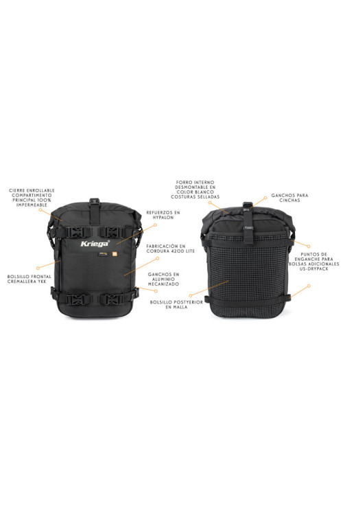 BOLSA KRIEGA US-10 DRYPACK CORDURA