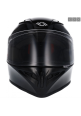 CASCO SHIRO SH 870 MONOCOLOR NEGRO MATE