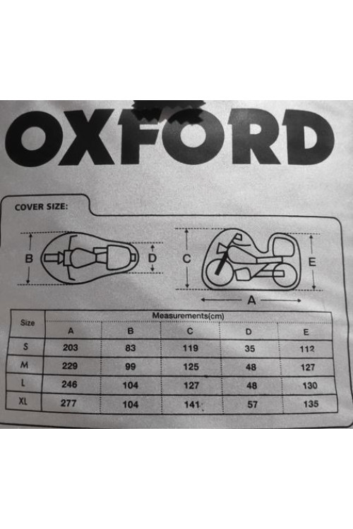 FUNDA MOTO OXFORD SCOOTERS CON BAUL