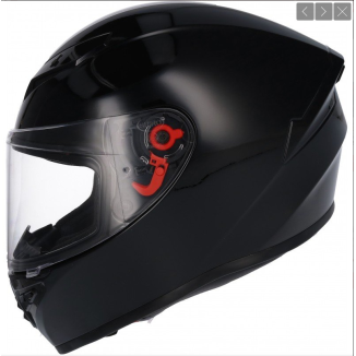 CASCO SHIRO SH 870 MONOCOLOR NEGRO MATE