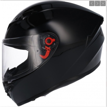 CASCO SHIRO SH 870 MONOCOLOR NEGRO MATE