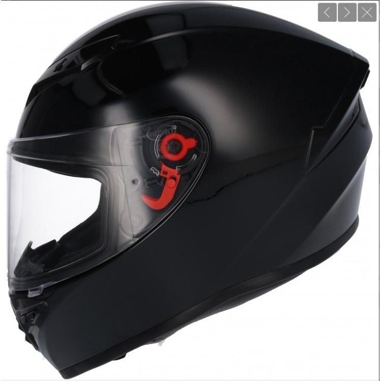 CASCO SHIRO SH 870 MONOCOLOR NEGRO MATE
