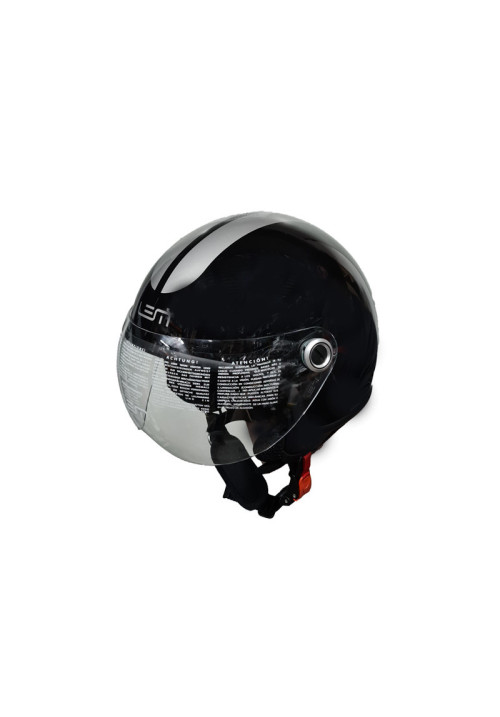 CASCO LEM ROGER GO FAST NEGRO PLATA