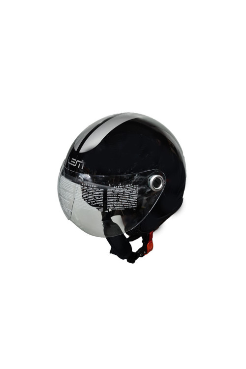CASCO LEM ROGER GO FAST NEGRO PLATA