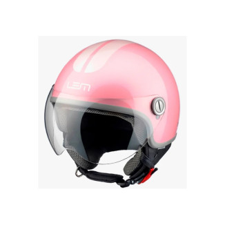CASCO LEM ROGER GO FAST ROSA BLANCO