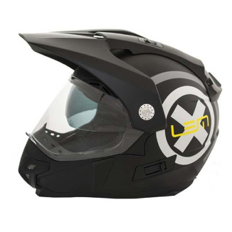 CASCO LEM TRAIL X DECO NEGRO MATE