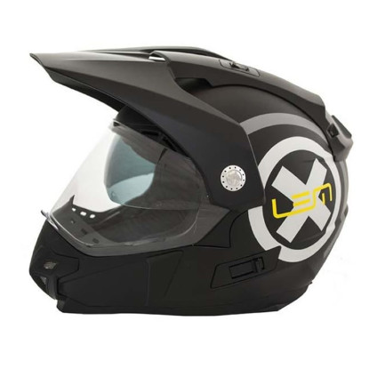 CASCO LEM TRAIL X DECO NEGRO MATE