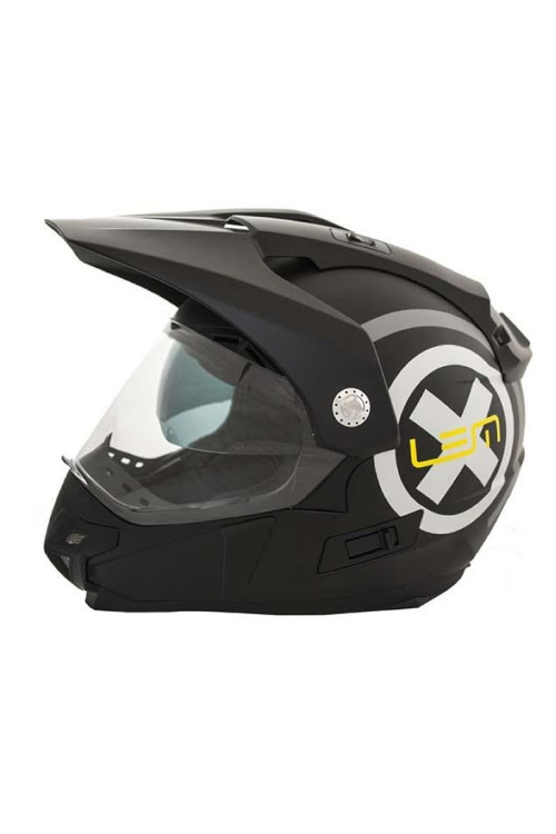 CASCO LEM TRAIL X DECO NEGRO MATE