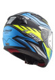 CASCO LS2 FF353 RAPID GALE NEGRO MATE AZUL AMARILLO FLUOR