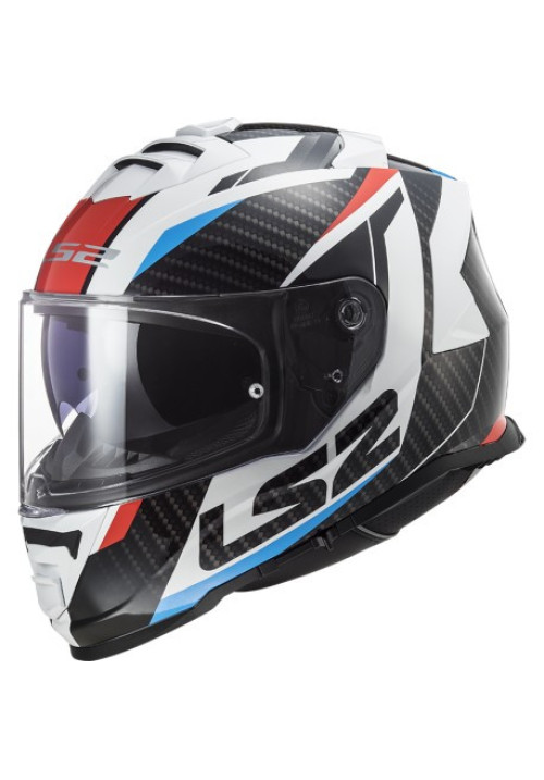 CASCO LS2 FF800 STORM RACER AZUL ROJO