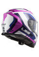 CASCO LS2 FF800 STORM TECHY BLANCO ROSA