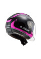 CASCO LS2 OF573 TWISTER II FLIX NEGRO VIOLETA