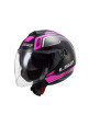 CASCO LS2 OF573 TWISTER II FLIX NEGRO VIOLETA