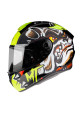 CASCO MT TARGO CRAZYDOG G3 AMARILLO FLUOR