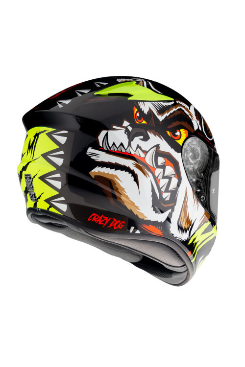 CASCO MT TARGO CRAZYDOG G3 AMARILLO FLUOR