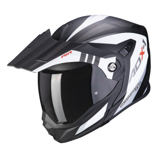 CASCO SCORPION ADX-1 LONTANO BLANCO MATE NEGRO