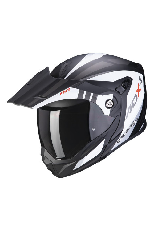 CASCO SCORPION ADX-1 LONTANO BLANCO MATE NEGRO