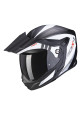 CASCO SCORPION ADX-1 LONTANO BLANCO MATE NEGRO