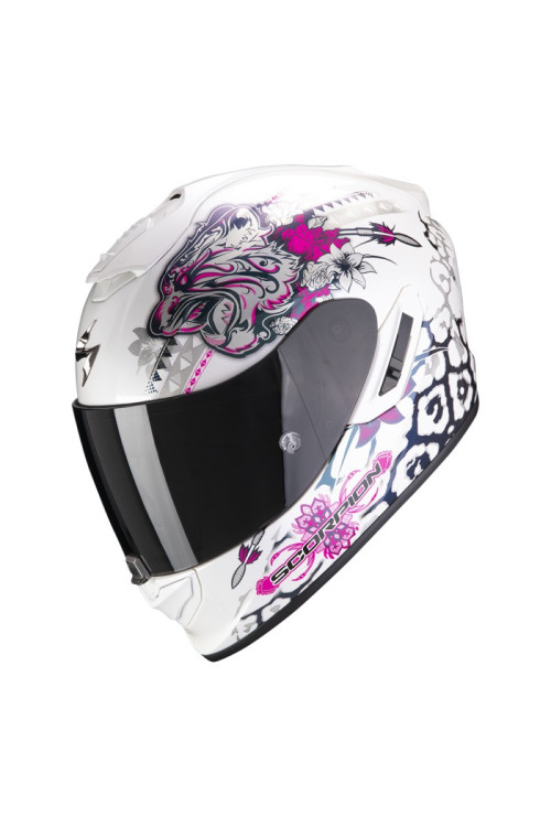 CASCO SCORPION EXO-1400 AIR TOA BLANCO ROSA