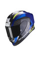 CASCO SCORPION EXO-R1 AIR HALLEY AZUL AMARILLO FLUOR