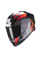 CASCO SCORPION EXO-R1 AIR HALLEY NEGRO ROJO