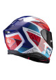 CASCO SCORPION EXO-R1 AIR INFINI BLANCO AZUL ROJO