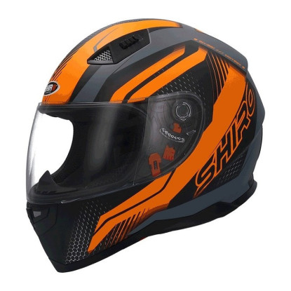 CASCO SHIRO SH-881 SV MOTEGI II NARANJA MATE