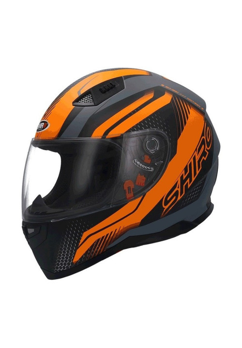 CASCO SHIRO SH-881 SV MOTEGI II NARANJA MATE