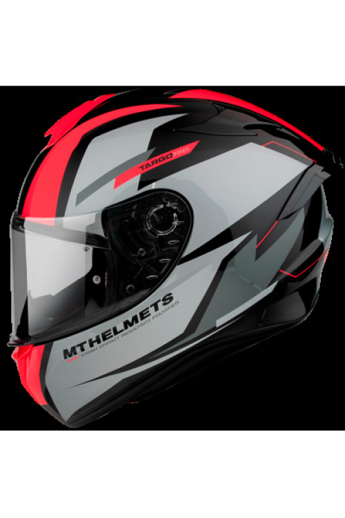 CASCO TARGO PRO SOUND A5 GLOSS FLUOR RED