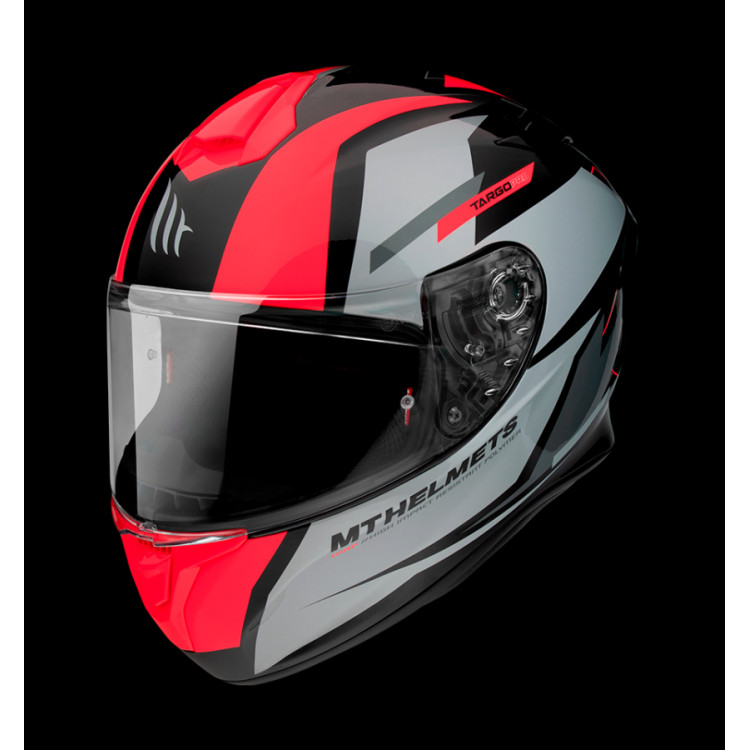 CASCO TARGO PRO SOUND A5 GLOSS FLUOR RED