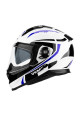 CASCO VEMAR ZEPHIR MARK BLANCO / AZUL