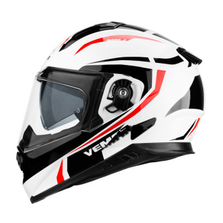 CASCO VEMAR ZEPHIR MARK BLANCO / ROJO