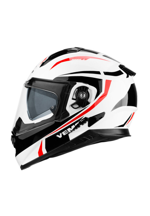 CASCO VEMAR ZEPHIR MARK BLANCO / ROJO