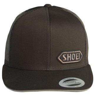 GORRA SHOEI TRUCKER NEGRA CON LOGO GRIS