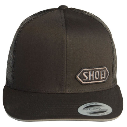 GORRA SHOEI TRUCKER NEGRA CON LOGO GRIS