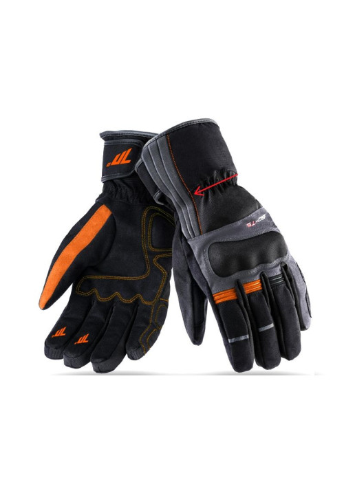 GUANTES SEVENTY DEGREES SD-T5 NEGRO GRIS NARANJA