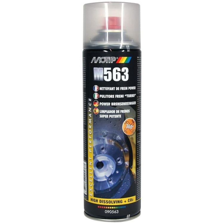 LIMPIADOR DE FRENOS TURBO MOTIP M563