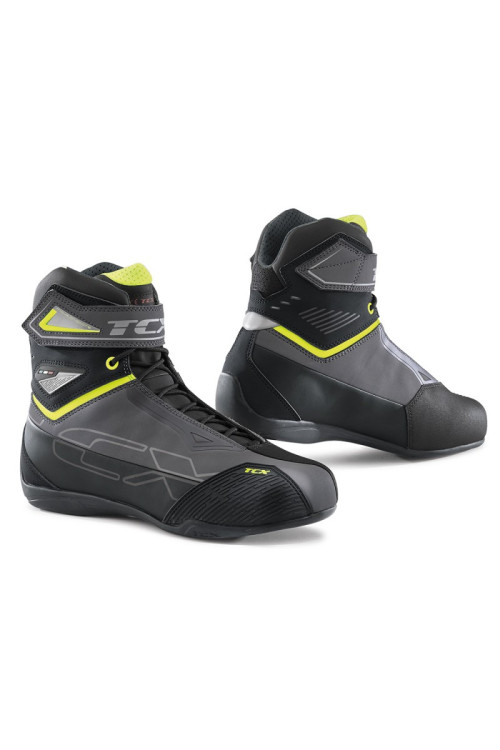 BOTIN TCX RUSH 2 WP GRIS AMARILLO FLUOR